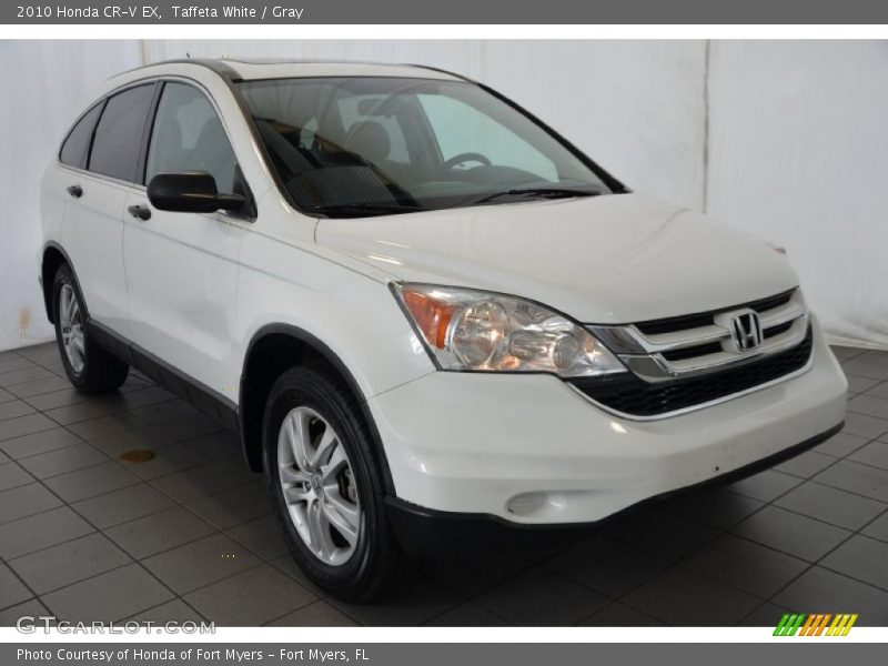 Taffeta White / Gray 2010 Honda CR-V EX