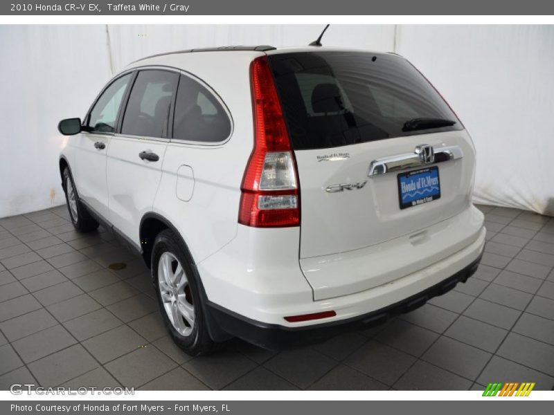 Taffeta White / Gray 2010 Honda CR-V EX