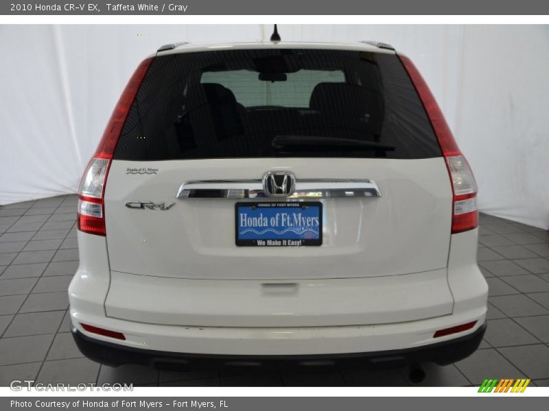 Taffeta White / Gray 2010 Honda CR-V EX