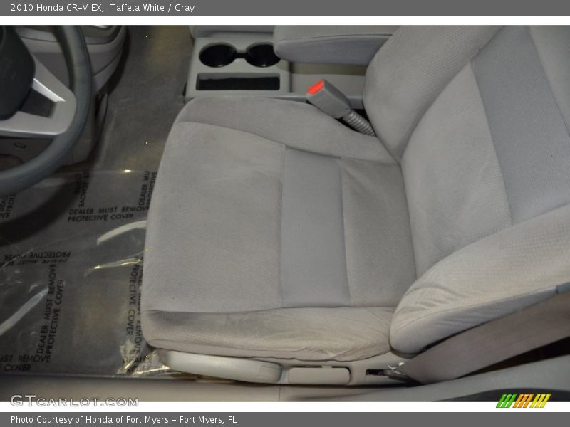 Taffeta White / Gray 2010 Honda CR-V EX