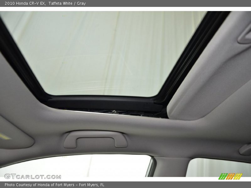 Taffeta White / Gray 2010 Honda CR-V EX