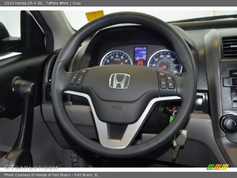 Taffeta White / Gray 2010 Honda CR-V EX