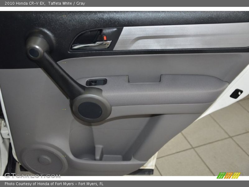 Taffeta White / Gray 2010 Honda CR-V EX