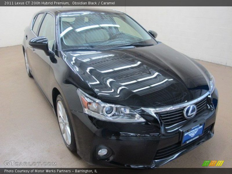 Obsidian Black / Caramel 2011 Lexus CT 200h Hybrid Premium