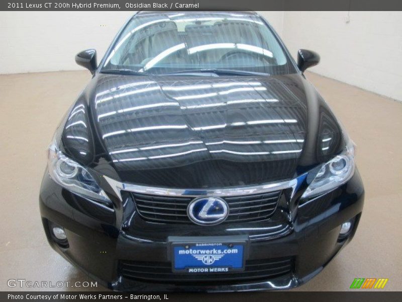 Obsidian Black / Caramel 2011 Lexus CT 200h Hybrid Premium