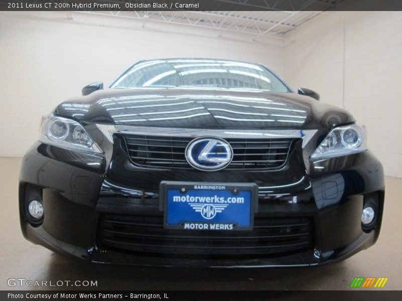 Obsidian Black / Caramel 2011 Lexus CT 200h Hybrid Premium