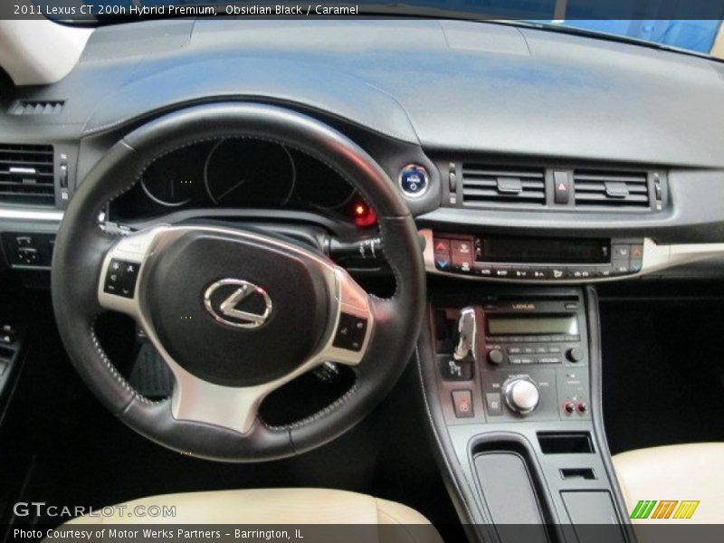 Obsidian Black / Caramel 2011 Lexus CT 200h Hybrid Premium