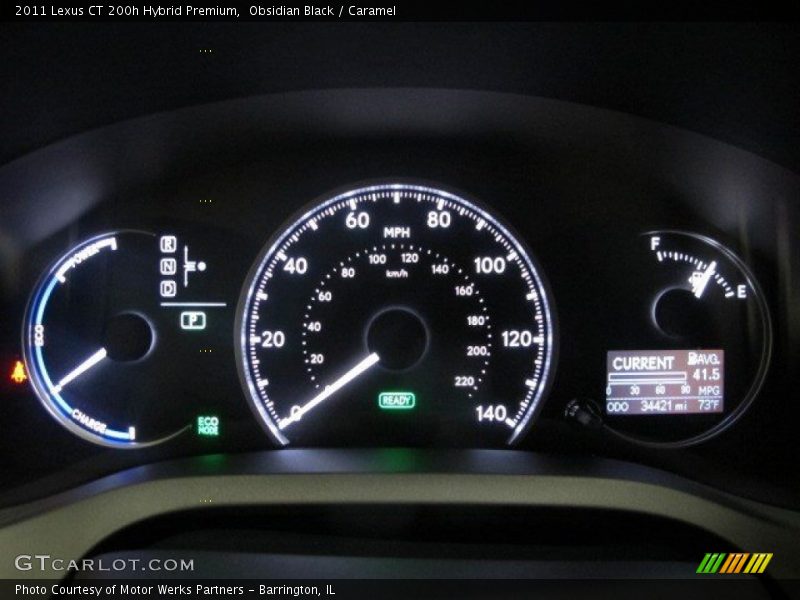 Obsidian Black / Caramel 2011 Lexus CT 200h Hybrid Premium
