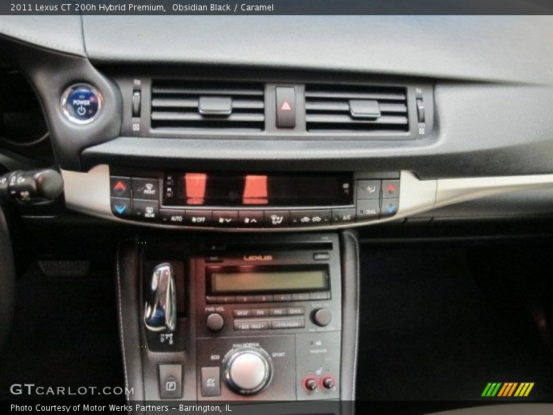 Obsidian Black / Caramel 2011 Lexus CT 200h Hybrid Premium