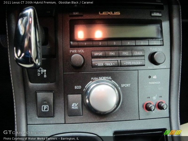 Obsidian Black / Caramel 2011 Lexus CT 200h Hybrid Premium