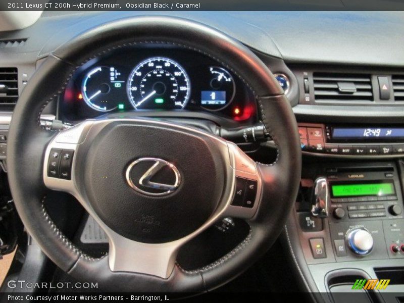 Obsidian Black / Caramel 2011 Lexus CT 200h Hybrid Premium