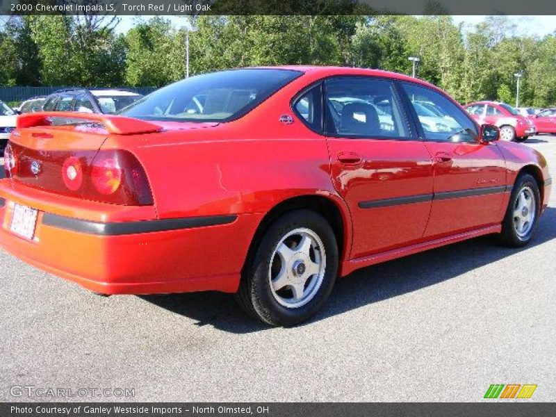 Torch Red / Light Oak 2000 Chevrolet Impala LS