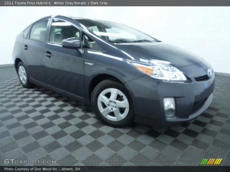 Winter Gray Metallic / Dark Gray 2011 Toyota Prius Hybrid II