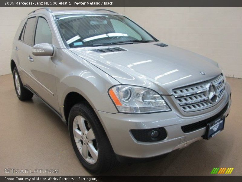 Pewter Metallic / Black 2006 Mercedes-Benz ML 500 4Matic