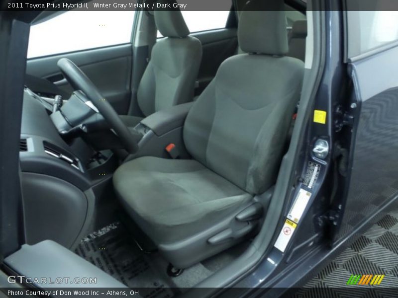 Winter Gray Metallic / Dark Gray 2011 Toyota Prius Hybrid II