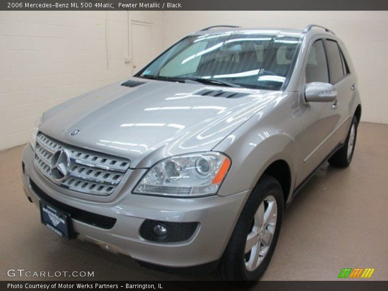 Pewter Metallic / Black 2006 Mercedes-Benz ML 500 4Matic