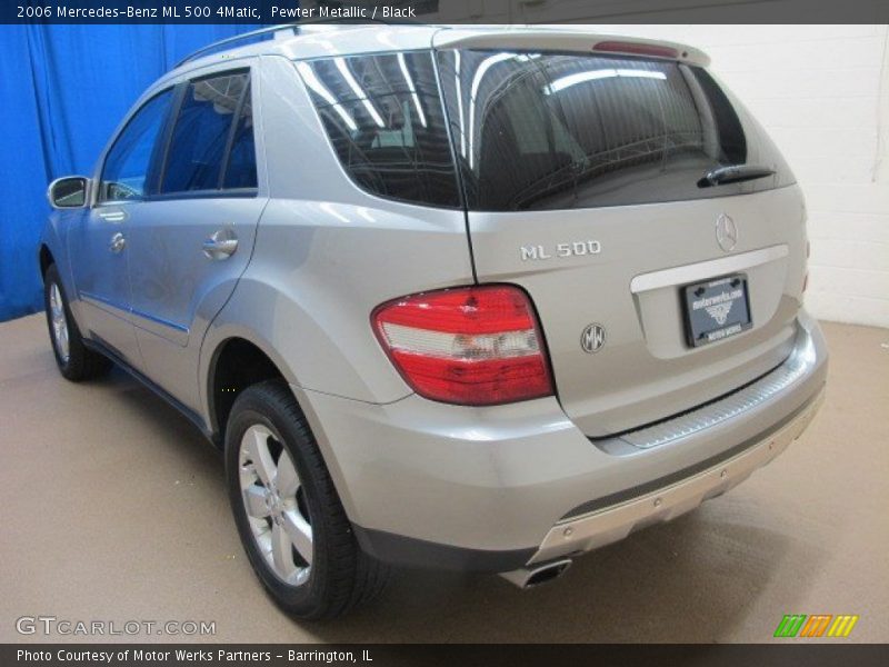 Pewter Metallic / Black 2006 Mercedes-Benz ML 500 4Matic