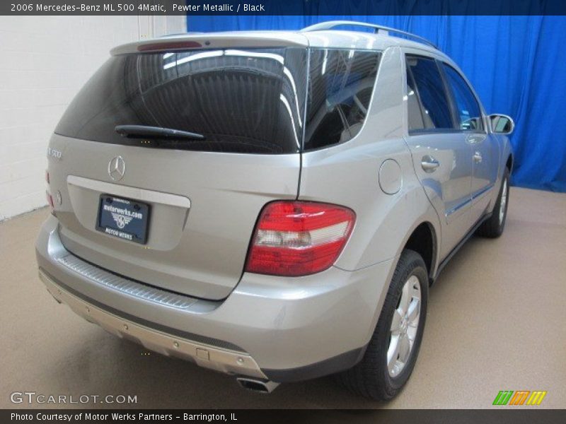 Pewter Metallic / Black 2006 Mercedes-Benz ML 500 4Matic