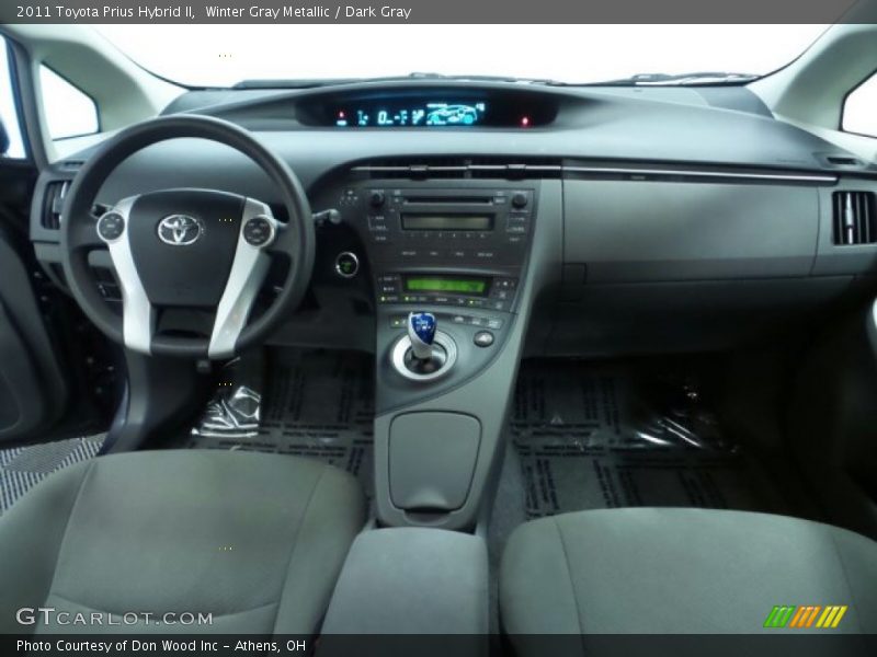 Winter Gray Metallic / Dark Gray 2011 Toyota Prius Hybrid II