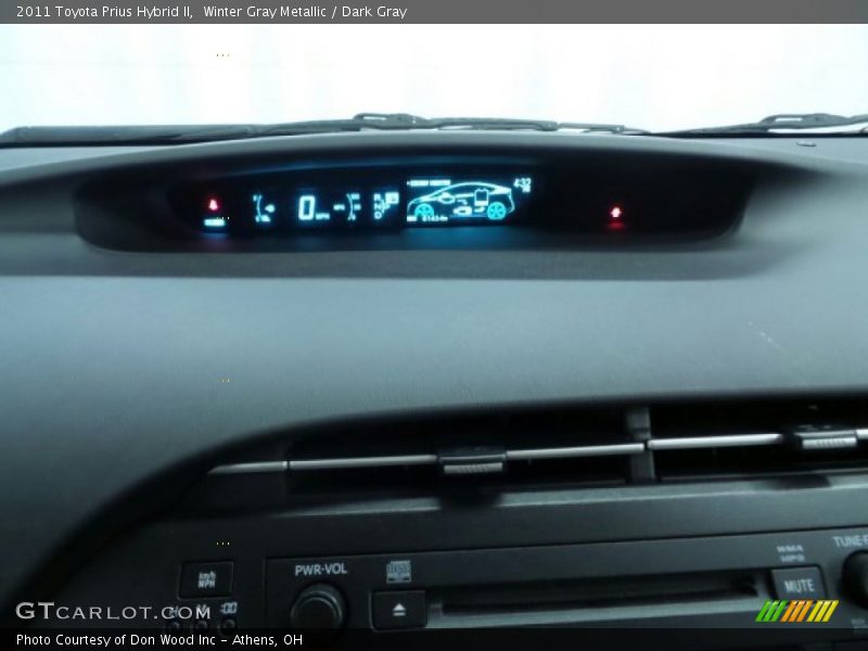 Winter Gray Metallic / Dark Gray 2011 Toyota Prius Hybrid II