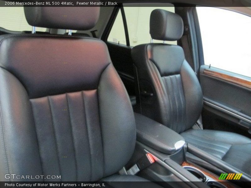 Pewter Metallic / Black 2006 Mercedes-Benz ML 500 4Matic