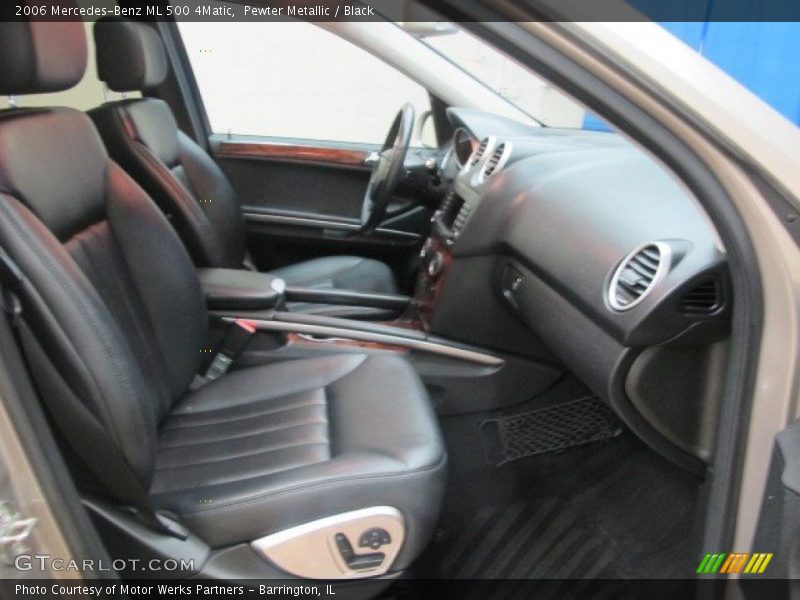 Pewter Metallic / Black 2006 Mercedes-Benz ML 500 4Matic