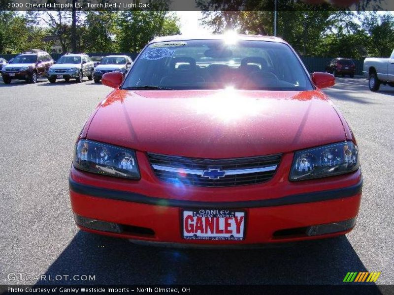 Torch Red / Light Oak 2000 Chevrolet Impala LS