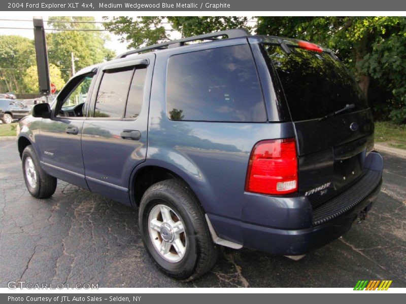 Medium Wedgewood Blue Metallic / Graphite 2004 Ford Explorer XLT 4x4