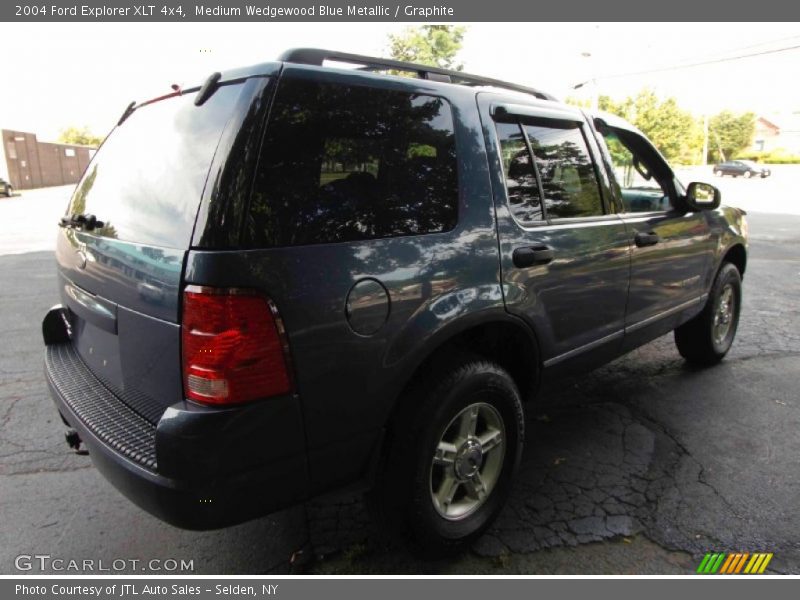 Medium Wedgewood Blue Metallic / Graphite 2004 Ford Explorer XLT 4x4