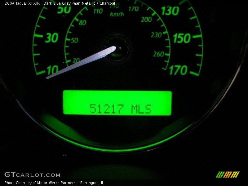 Dark Blue Grey Pearl Metallic / Charcoal 2004 Jaguar XJ XJR