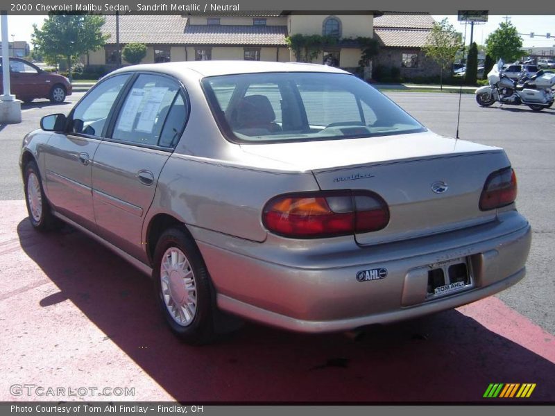 Sandrift Metallic / Neutral 2000 Chevrolet Malibu Sedan