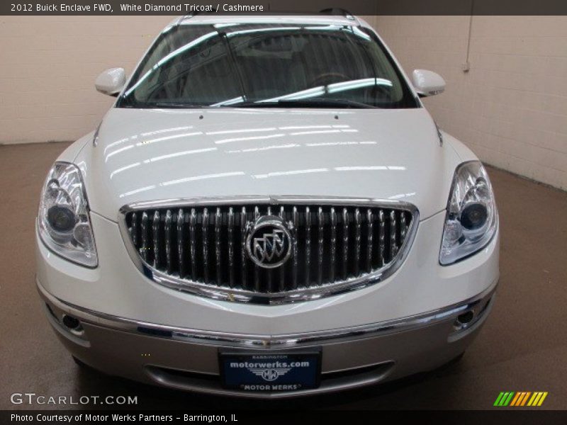 White Diamond Tricoat / Cashmere 2012 Buick Enclave FWD