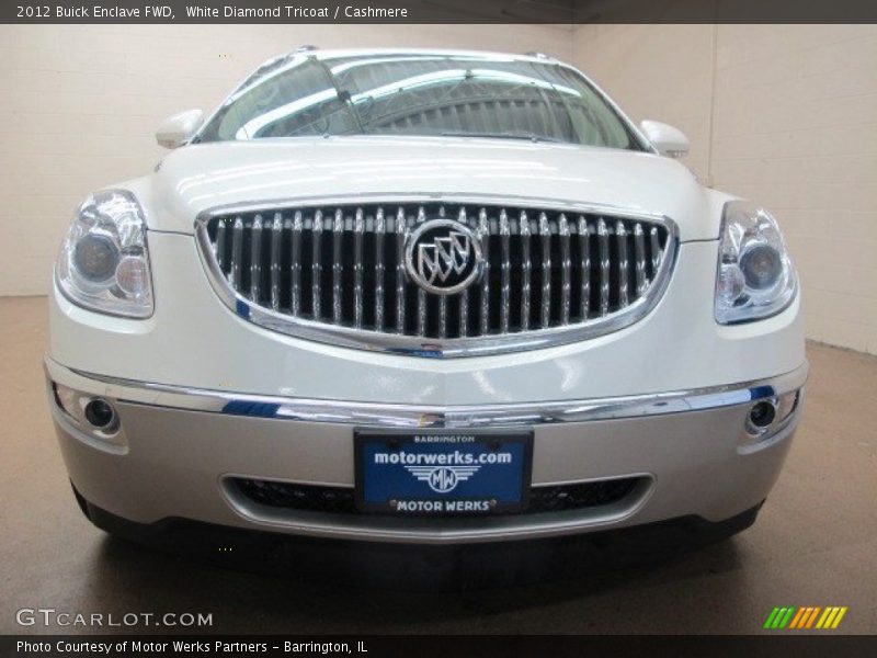 White Diamond Tricoat / Cashmere 2012 Buick Enclave FWD
