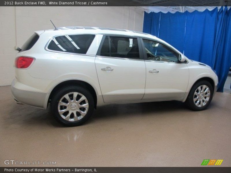 White Diamond Tricoat / Cashmere 2012 Buick Enclave FWD