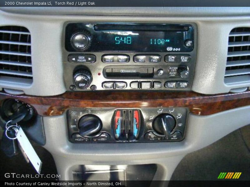 Torch Red / Light Oak 2000 Chevrolet Impala LS
