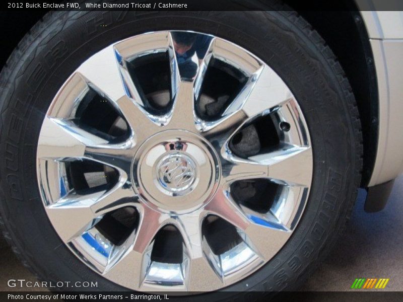 White Diamond Tricoat / Cashmere 2012 Buick Enclave FWD