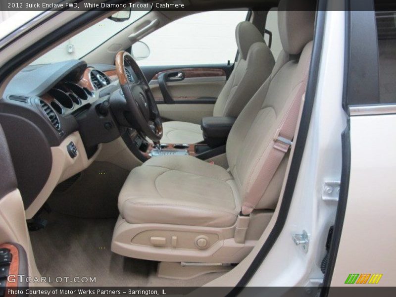 White Diamond Tricoat / Cashmere 2012 Buick Enclave FWD