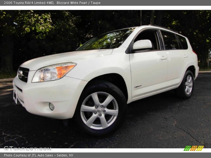 Blizzard White Pearl / Taupe 2006 Toyota RAV4 Limited 4WD