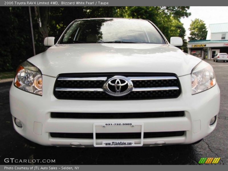 Blizzard White Pearl / Taupe 2006 Toyota RAV4 Limited 4WD