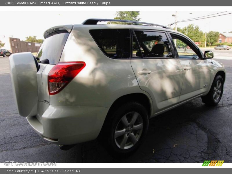 Blizzard White Pearl / Taupe 2006 Toyota RAV4 Limited 4WD