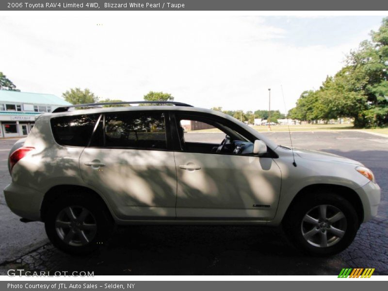 Blizzard White Pearl / Taupe 2006 Toyota RAV4 Limited 4WD