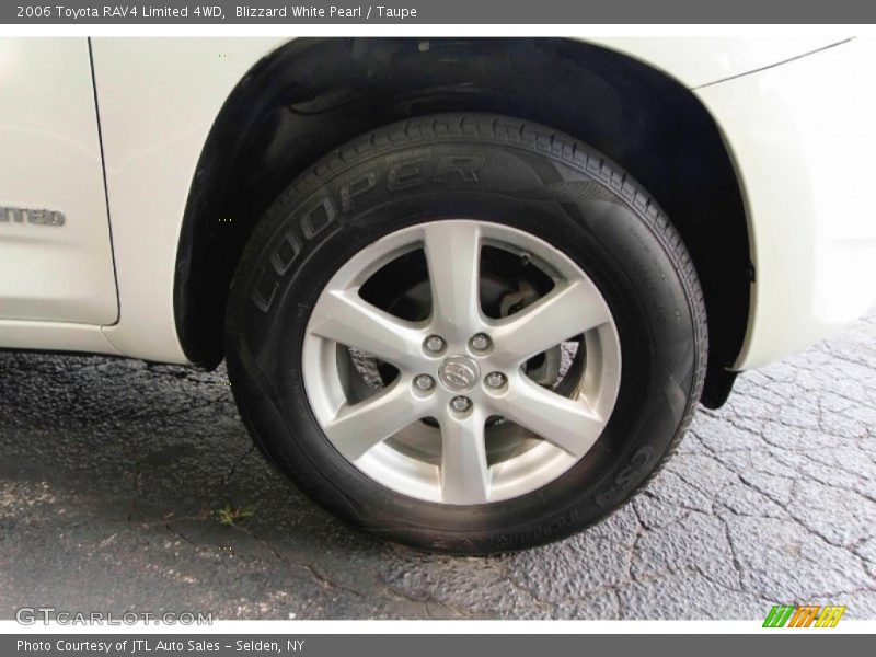 Blizzard White Pearl / Taupe 2006 Toyota RAV4 Limited 4WD