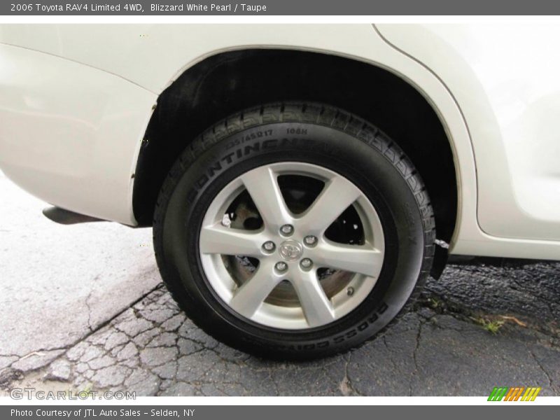 Blizzard White Pearl / Taupe 2006 Toyota RAV4 Limited 4WD