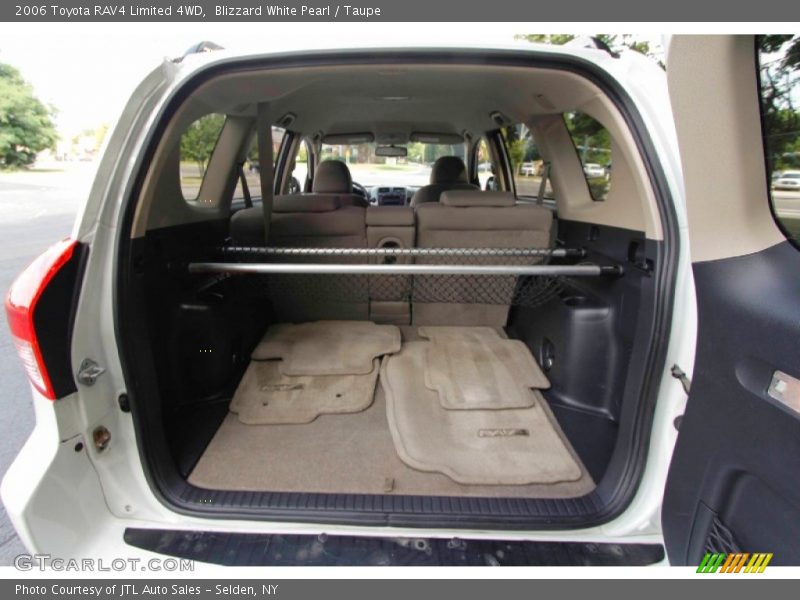 Blizzard White Pearl / Taupe 2006 Toyota RAV4 Limited 4WD