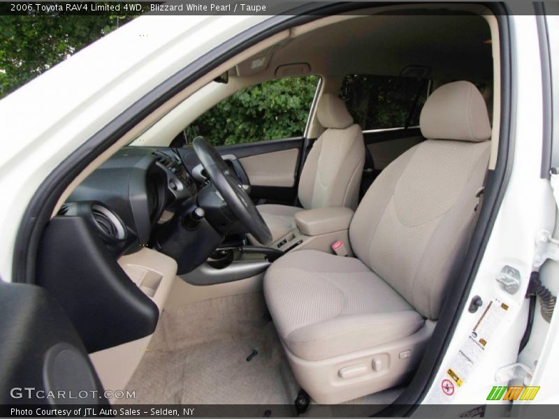 Blizzard White Pearl / Taupe 2006 Toyota RAV4 Limited 4WD