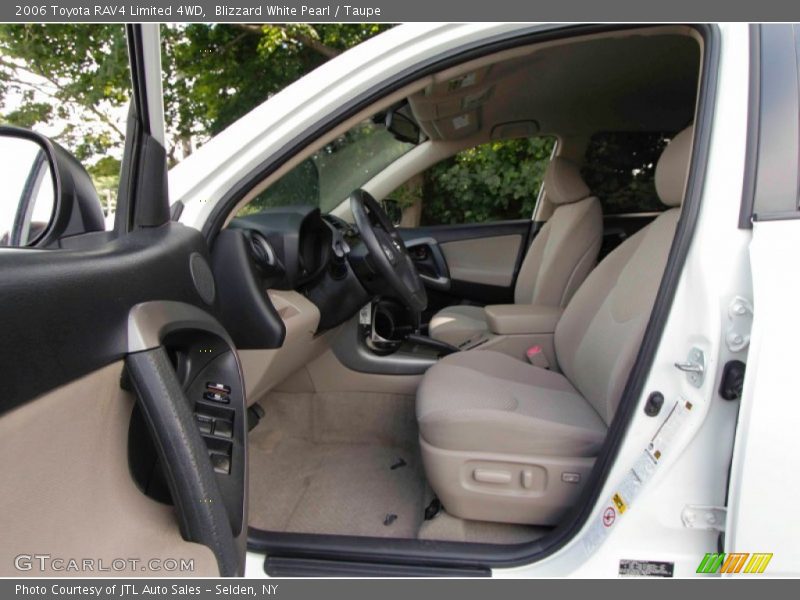 Blizzard White Pearl / Taupe 2006 Toyota RAV4 Limited 4WD