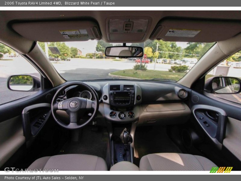 Blizzard White Pearl / Taupe 2006 Toyota RAV4 Limited 4WD