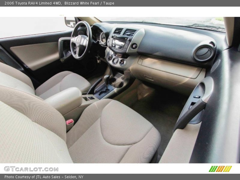 Blizzard White Pearl / Taupe 2006 Toyota RAV4 Limited 4WD