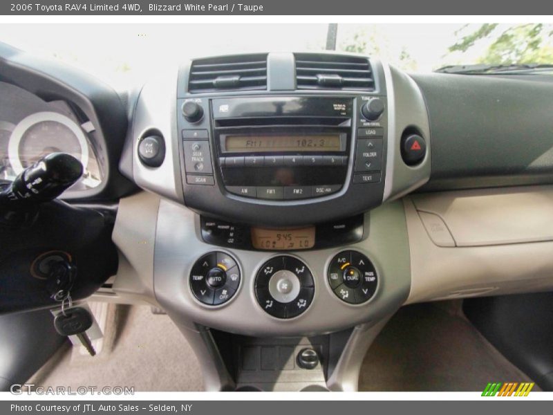 Blizzard White Pearl / Taupe 2006 Toyota RAV4 Limited 4WD