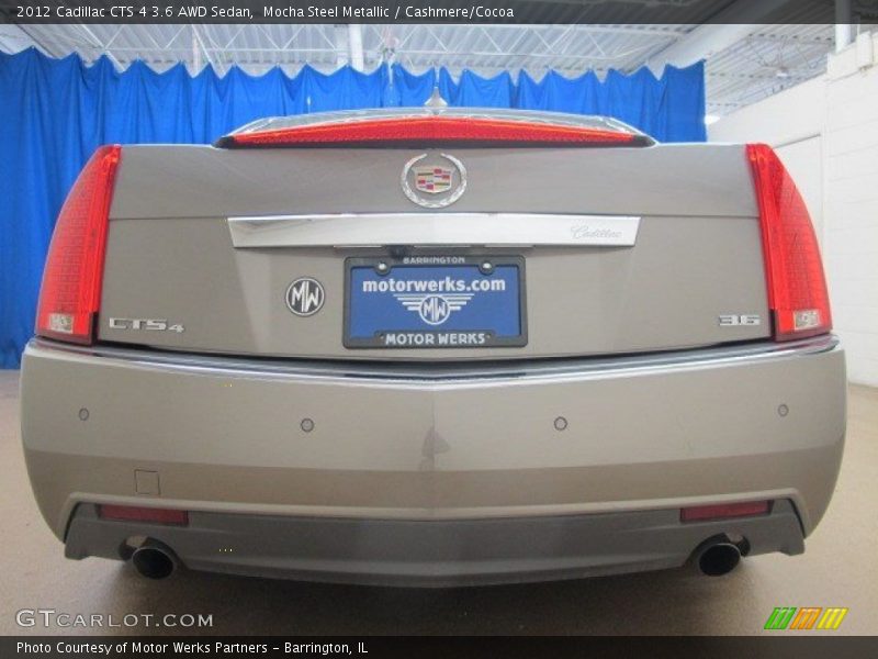 Mocha Steel Metallic / Cashmere/Cocoa 2012 Cadillac CTS 4 3.6 AWD Sedan